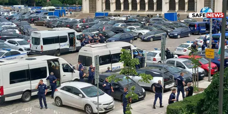 Засилено полицейско присъствие в центъра на София Екип на SafeNews