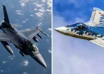 Руското стелт страшилище Су-57 чака американските F-16 в Украйна обновено и по-опасно от всякога