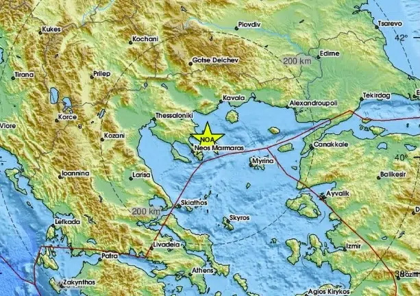 Няколко земетресения разлюляха гръцкия полуостров Халкидики днес Това съобщава АНА