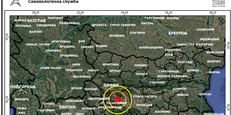 Земетресение разтресе Ихтиман в полунощ