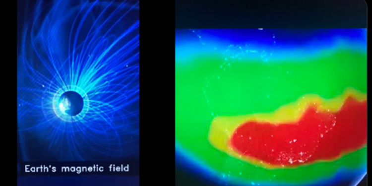 Спътниците са в опасност! НАСА откри огромна странна аномалия в магнитното поле над Земята (ВИДЕО)