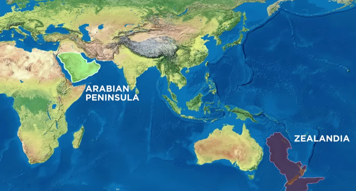Открита е Зеландия – скритият континент изчезнал мистериозно преди 375