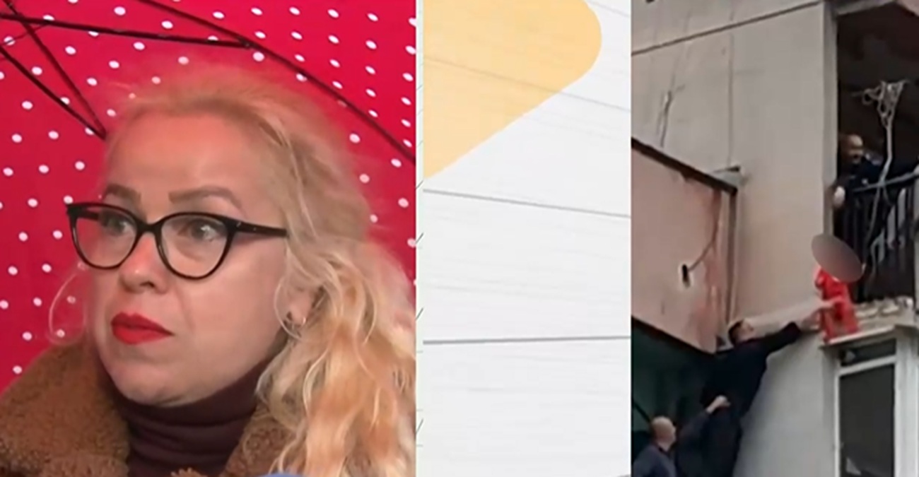 ШОК В ЯМБОЛ! Малко дете увисна от осмия етаж – свидетели разказват за ужаса (ВИДЕО)