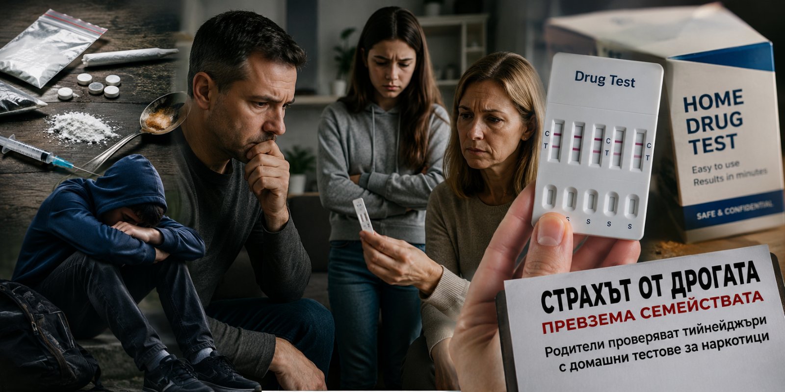 Страхът от дрогата превзема семействата: Родители проверяват тийнейджъри с домашни тестове за наркотици