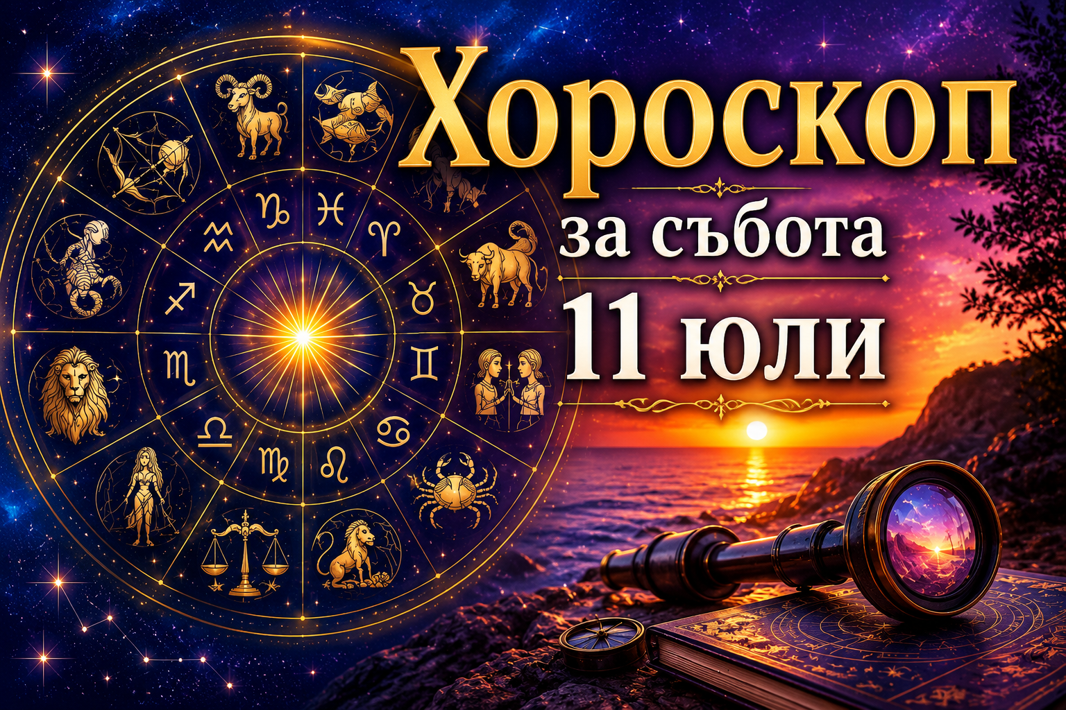 Хороскоп за събота, 11 юли: Една зодия получава голям шанс, а друга ще чуе новина, която чака отдавна