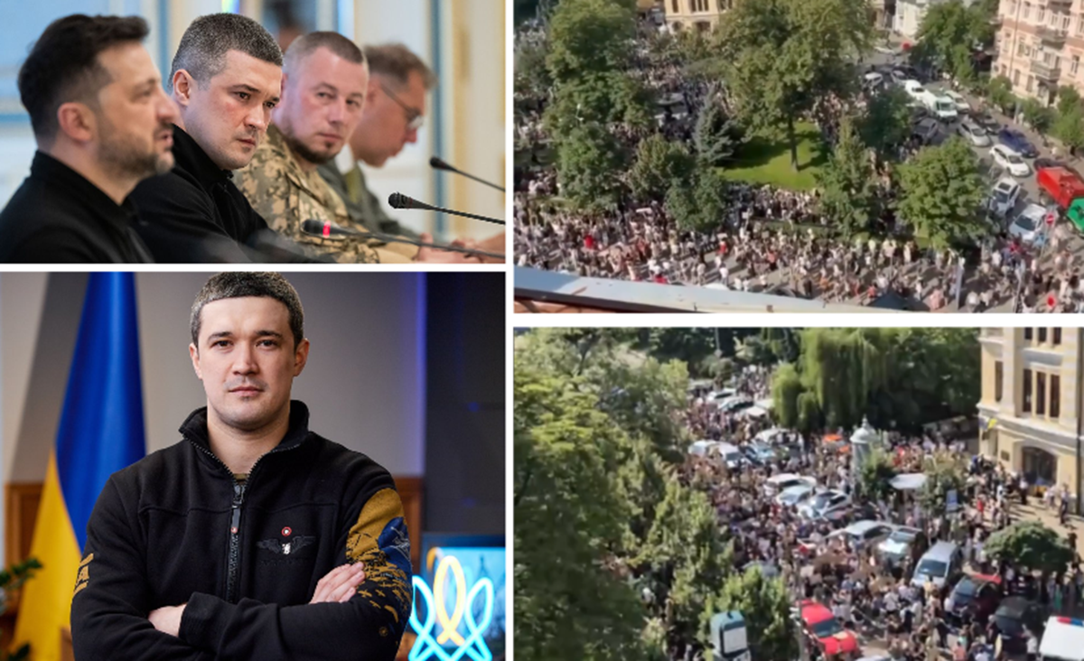 Погром в Киев - народът в Украйна въстана! Брутално разкритие: Отстраненият от Зеленски министър на отбраната е "гласен" за негов заместник! (ВИДЕО)