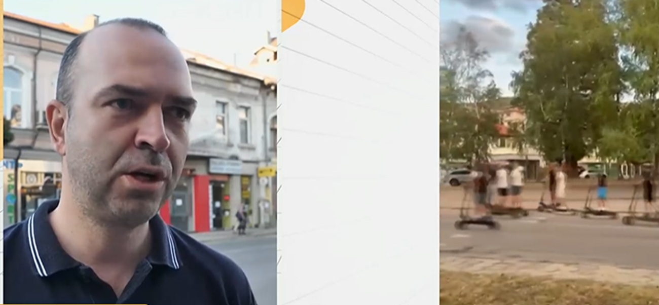 „Родители, бъдете отговорни!“ Шокиращи кадри от Кюстендил, десетки деца летят с тротинетки между колите! Кметът е бесен: Само с глоби не можем да се справим (ВИДЕО)