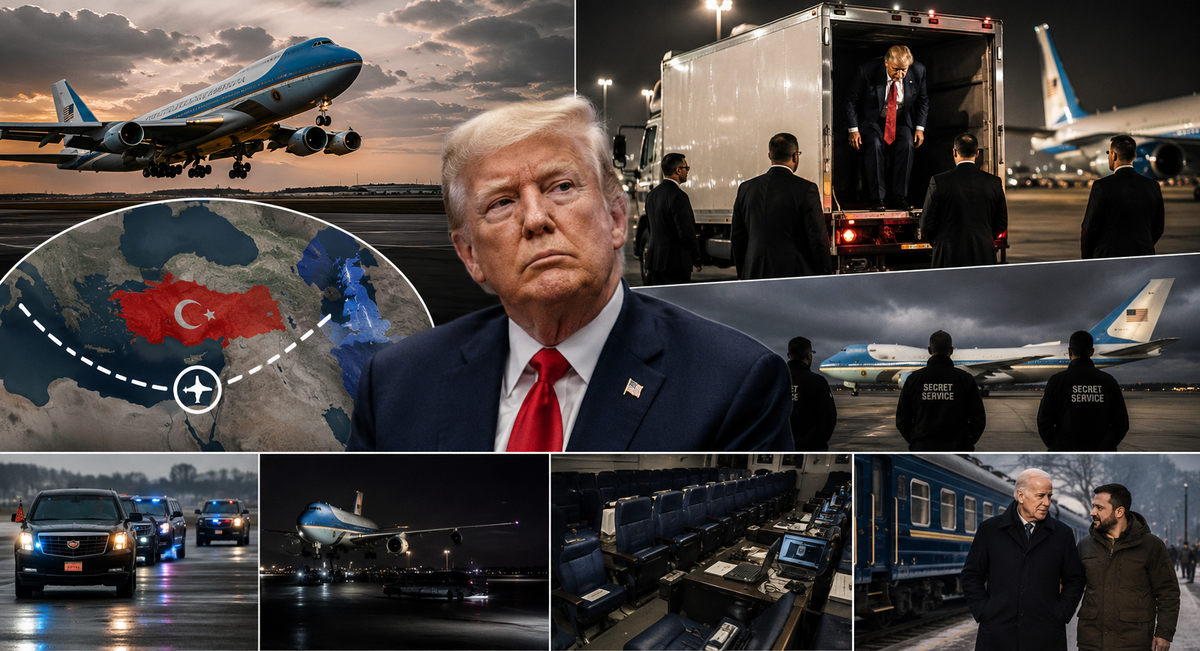Когато Air Force One става примамка: Какво всъщност стои зад тайното преместване на Тръмп (ВИДЕО)
