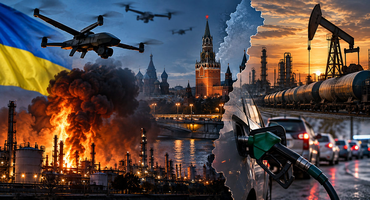 Войната вече гори в Русия! Как украинските дронове стигнаха до сърцето на руската икономика (ВИДЕО)