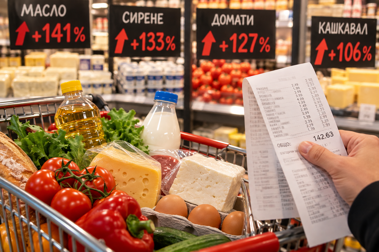 Надценки до 150% върху храните: Ето за какво плащаме двойно и тройно в магазина