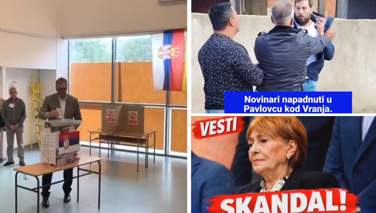 Погром на изборите в Сърбия: нападнаха журналисти - репортери са бити с камъни, покушение срещу майката на Вучич! (ВИДЕО)