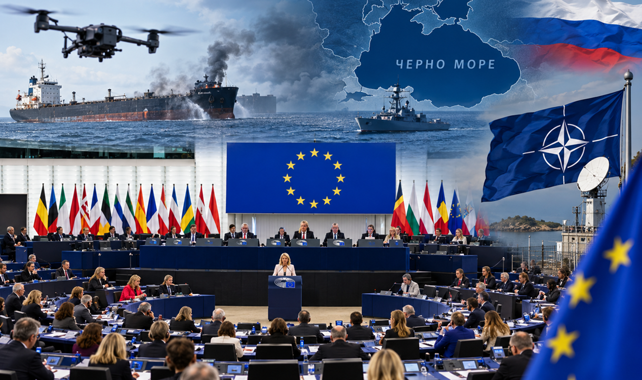 ИЗВЪНРЕДНО от Брюксел към София!: Европарламентът натиска Радев да действа заради заплахата в Черно море
