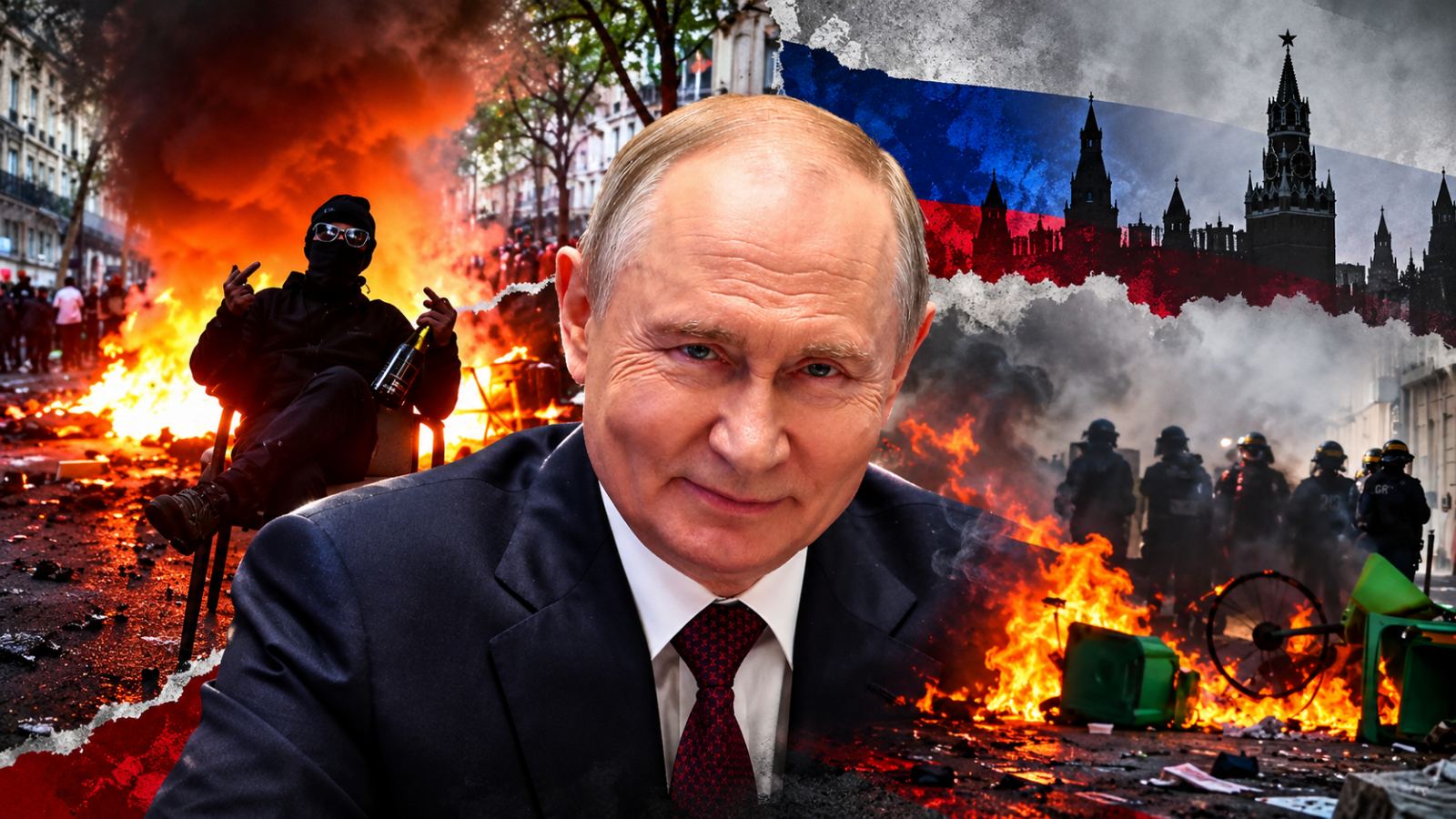 Франция гори, Германия се разклаща — хаосът в Европа, който Путин харесва!